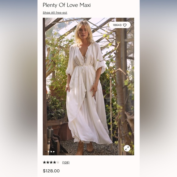 Free People Plenty of Love Maxi Dress - Picture 3 of 4